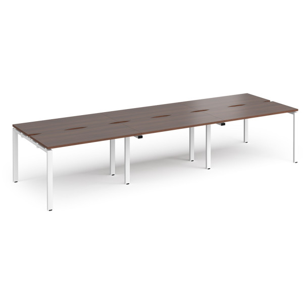 Adapt 1200mm Deep Triple Back To Back Desks